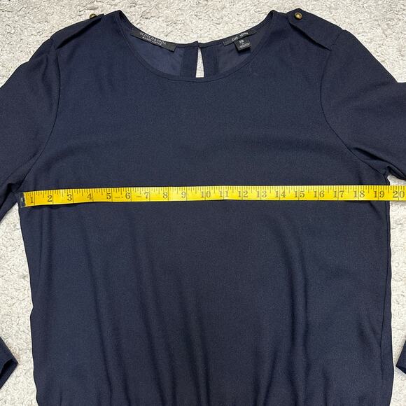 Scotch & Soda Club Voyage Ruffle Tier Dress Elastic Drop Waist Nautical Sz: M - Picture 6 of 11